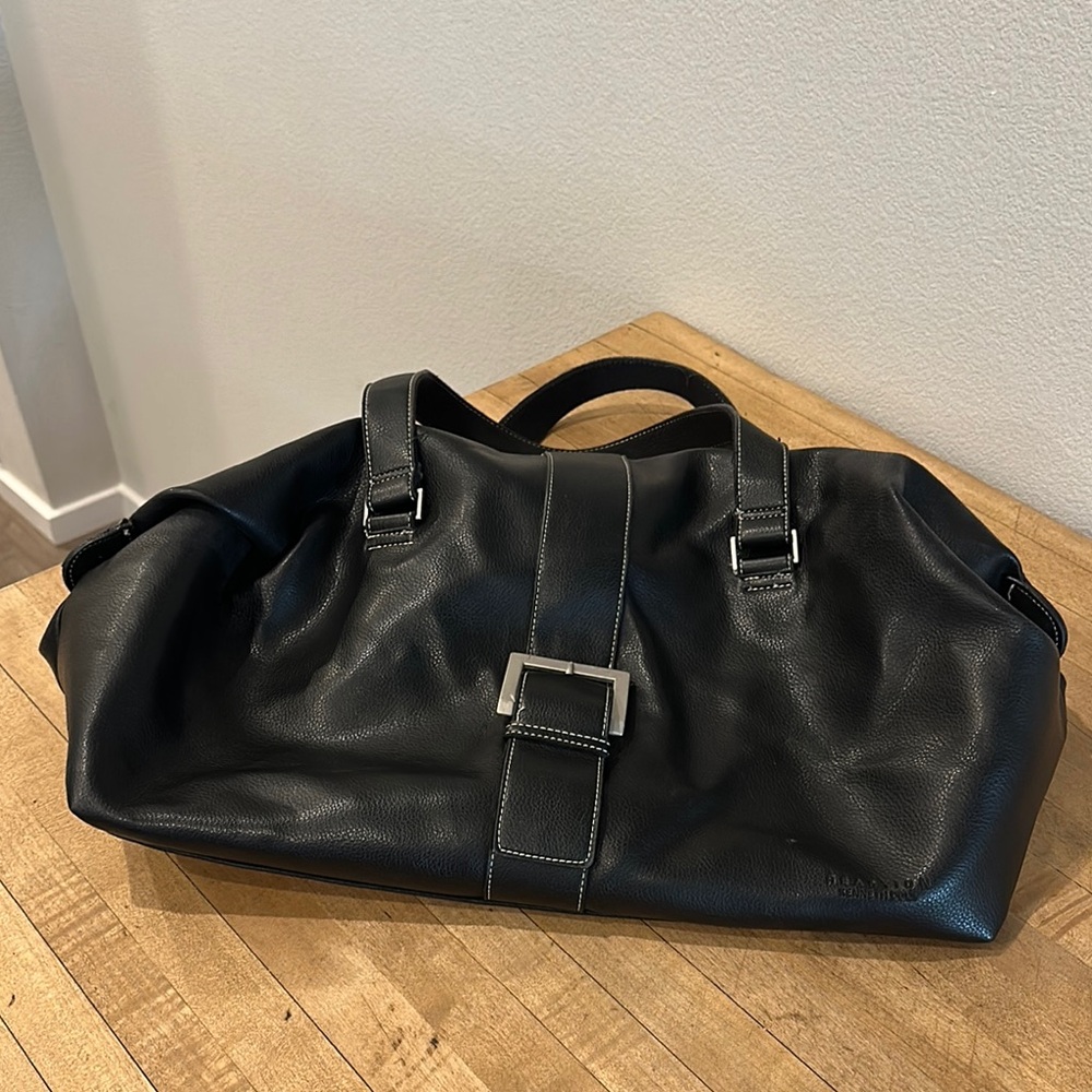 Reaction Kenneth Cole Black Duffel Bag